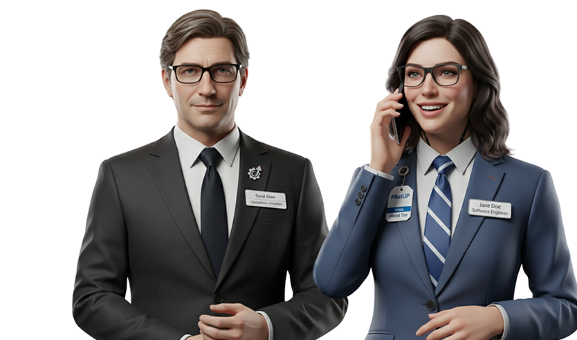 AI employees representing different business roles